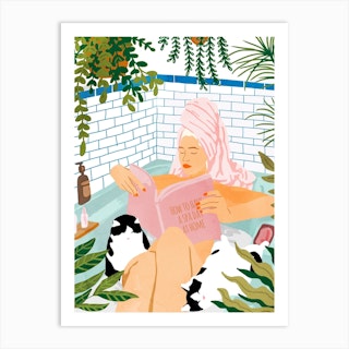 How To Have A Spa Day At Home Art Print