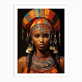 African Beauty 1 Art Print