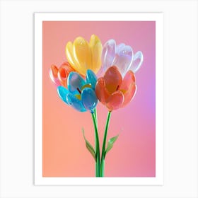 Dreamy Inflatable Flowers Statice 2 Art Print