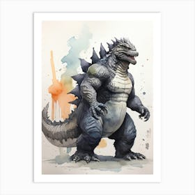 Godzilla 4 Art Print