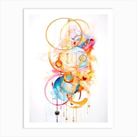 Abstract Watercolor Painting Art Print