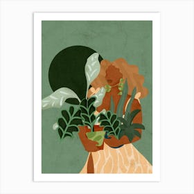 Plant Lady Art Print