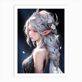 Elf Girl Art Print