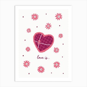 Love is Art Print