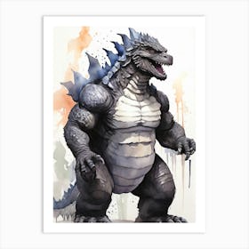 Godzilla 14 Art Print