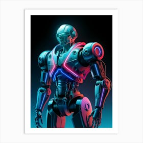 Robot Art Art Print