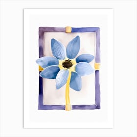 Blue Flower Art Print