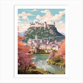 The Hohensalzburg Castle, Austria Art Print