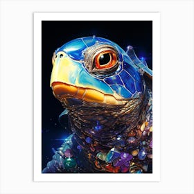 Turtle With Jewels Art Print