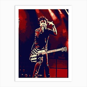 Billie Joe Armstrong green day music band Art Print