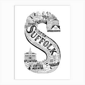 Suffolk Art Print