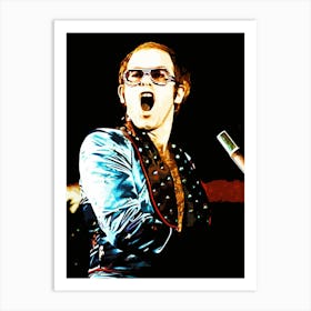 Elton John - Elton Art Print