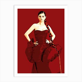 Selena Gomez 5 Art Print