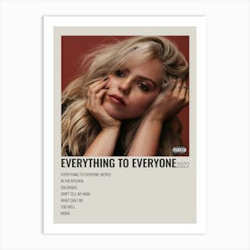 Everything To Every By Renee Rapp 4 Canvas Poster Bedroom Decor 1 Art Print