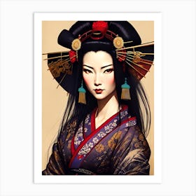 Geisha 24 Art Print