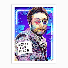 John Lennon Pop Art Art Print