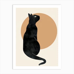Black Cat 4 Art Print