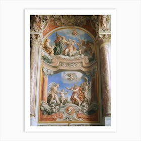 Palazzo Rosso Frescoes, Genoa, Liguria 1 Art Print