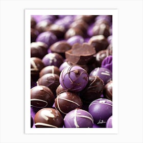 Chocolates Art Print