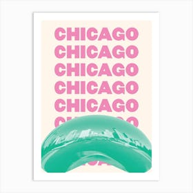 Chicago Bean Art Print