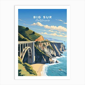 Big Sur California Travel Art Print