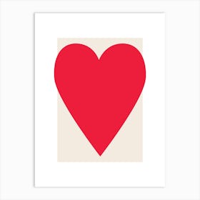 Heart Red Art Print