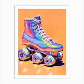 Disco Fever Roller Skates Studio 54 0 Art Print