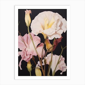 Flower Illustration Lisianthus 3 Art Print