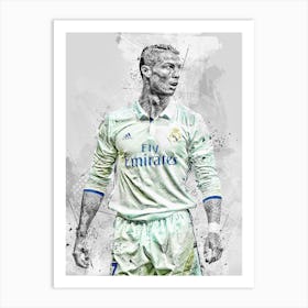 Cristiano Ronaldo 3 Art Print