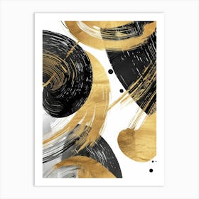 Abstract Gold Canvas Print Art Print