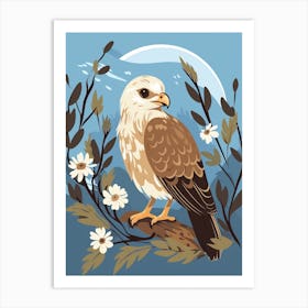 Baby Animal Illustration  Eagle 2 Art Print