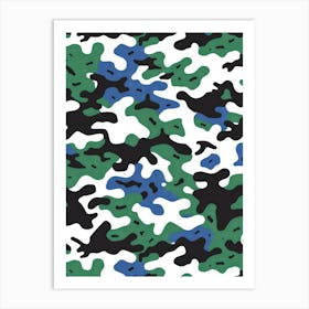 Camouflage Pattern 8 Art Print