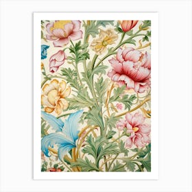 Floral Wallpaper 42 Art Print