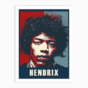 Jimi Hendrix Art Print