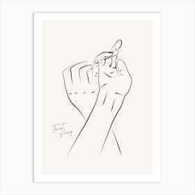 I Love You 4 Art Print