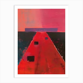 Red Road Art Print