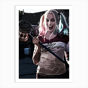 Harley Quinn 1 Art Print