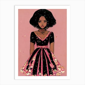 Miss Candy Art Print