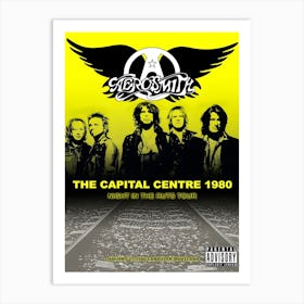 Aerosmith Music Gig Concert Poster Art Print