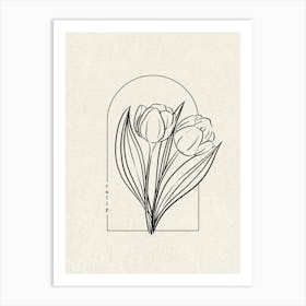 Tulips Flower Art Print