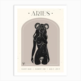 Aries Celestial Art Print