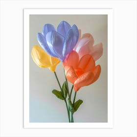 Dreamy Inflatable Flowers Sweet Pea 1 Art Print