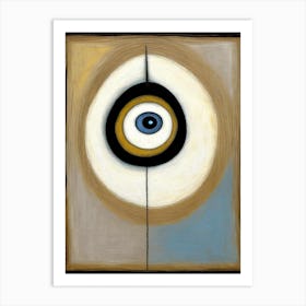 Connection, Symbol, Third Eye Rothko Neutral Art Print