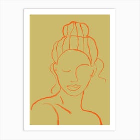 Portrait Of A Woman 2 Art Print