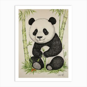 Panda Bear 16 Art Print