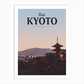 Visit Kyoto Art Print