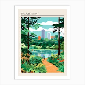 Ibirapuera Park Sao Paulo 3 Art Print