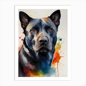 Australian Cattle Dog Art Print