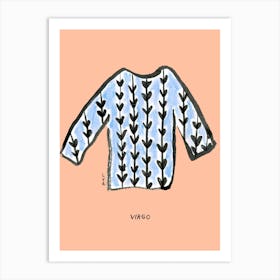 Suéteres del zodiaco | Virgo Art Print