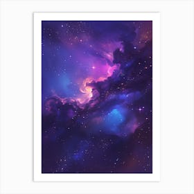 Galaxy Wallpaper Art Print